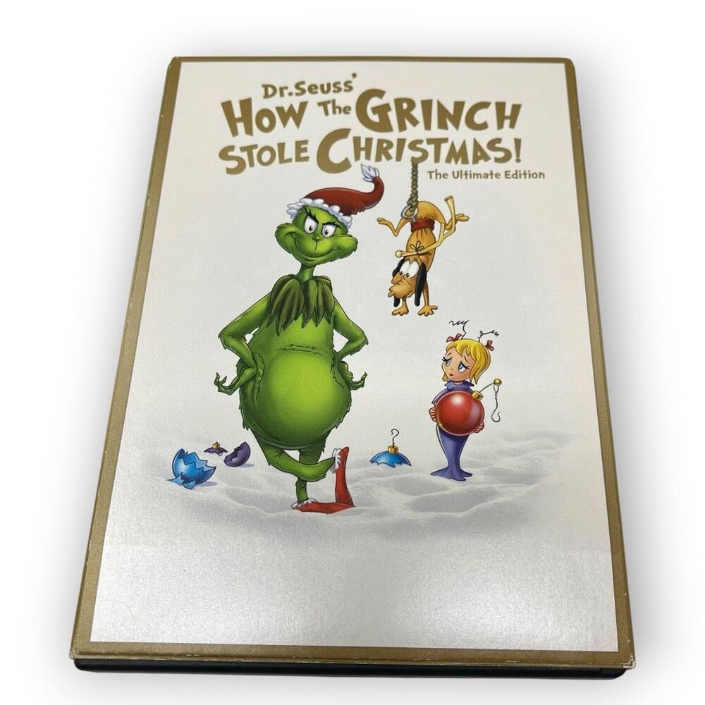 Dr. Seuss' How the Grinch Stole Christmas Ultimate Edition DVD 2020 Slipcover